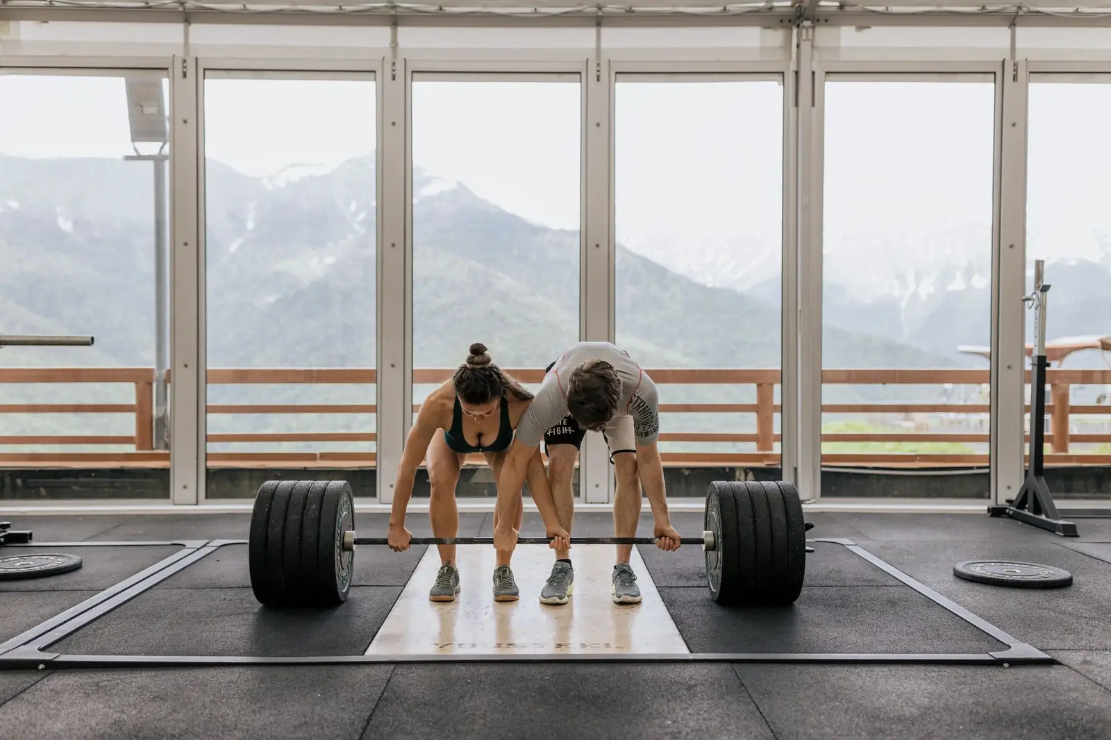 Photo: Anastasia Shuraeva / Pexels Two athletes training together