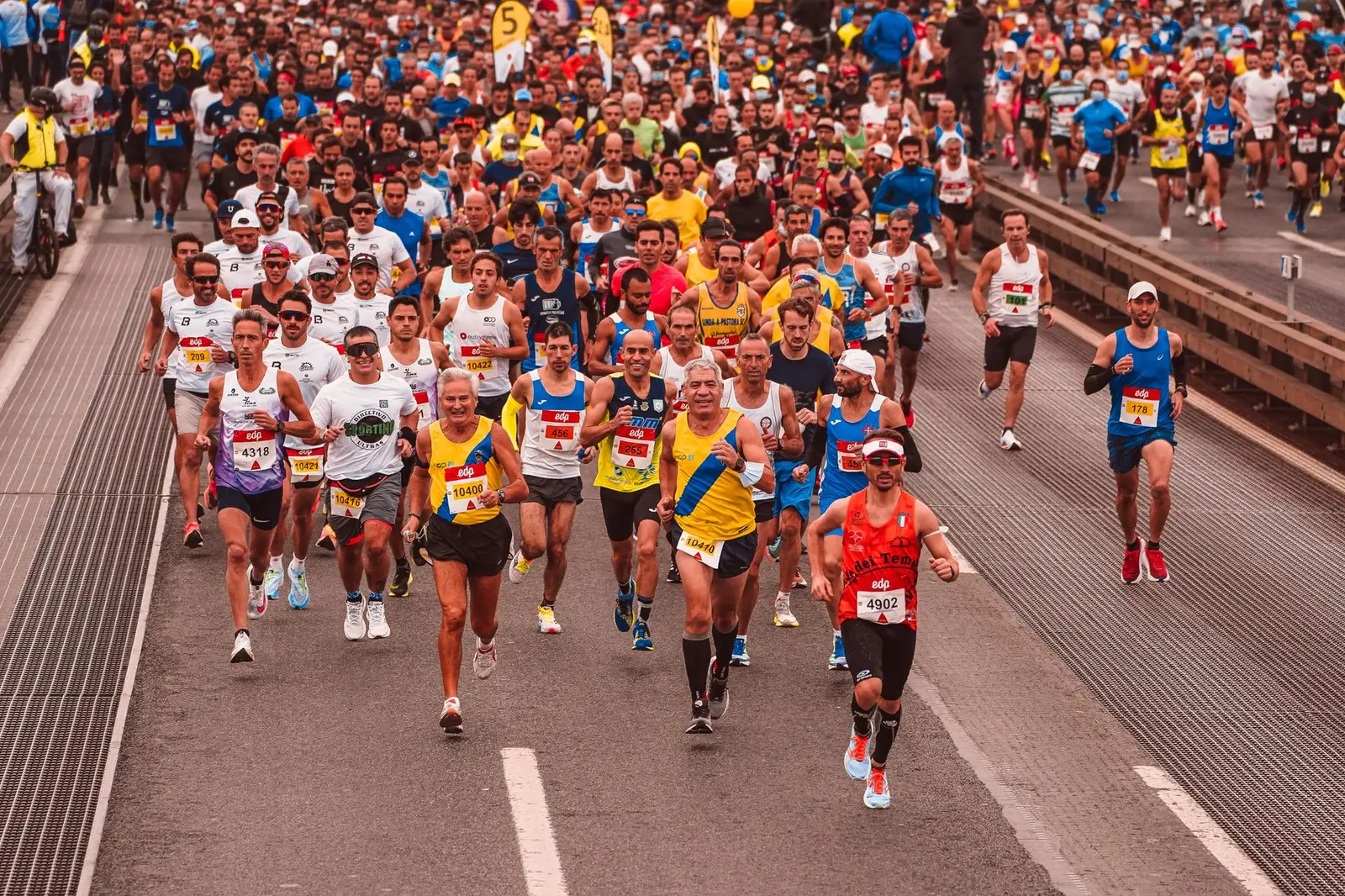 Runners in a race