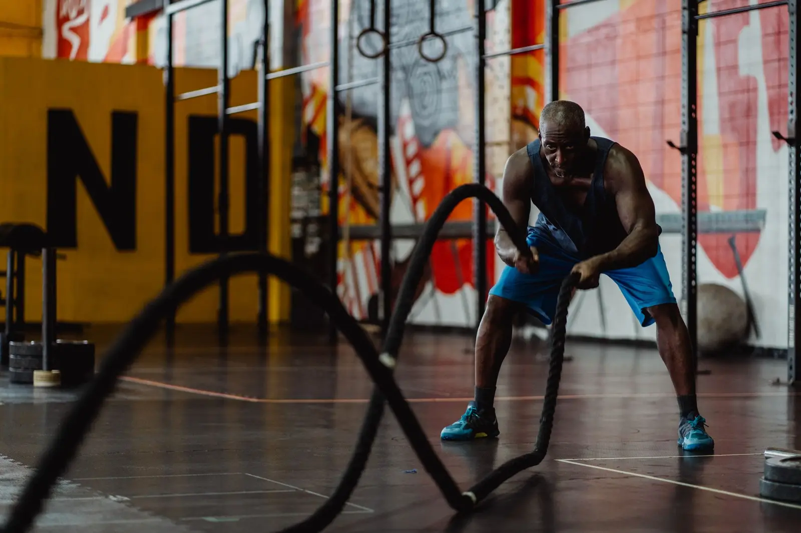 Photo: Ketut Subiyanto / Pexels Athlete training intensely